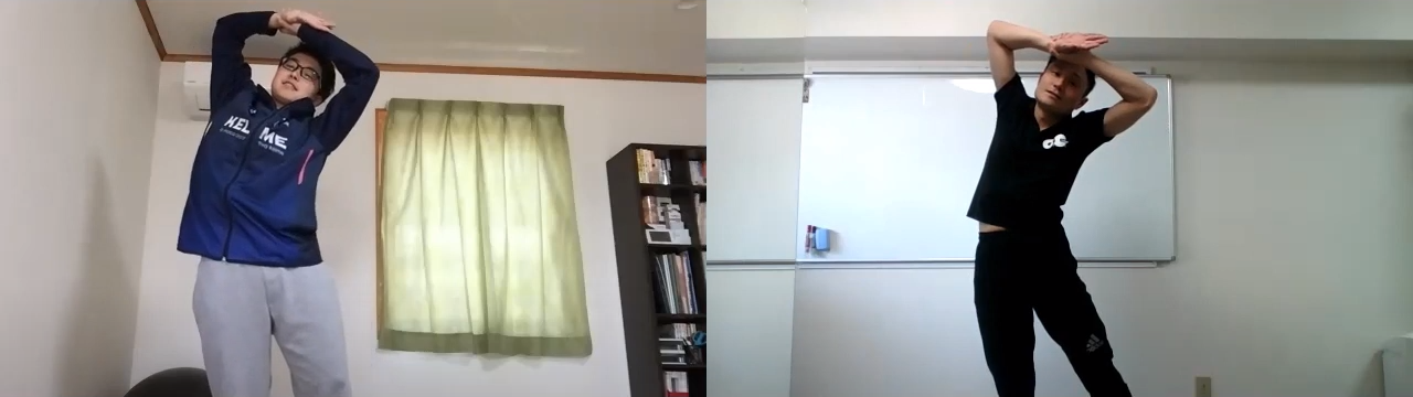 オンライン指導の様子